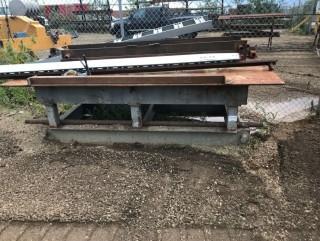 Skid Mounted Table C/w Contents *Note: Buyer Responsible For Load Out* *LOCATED AT FRONTIER MECHANICAL*