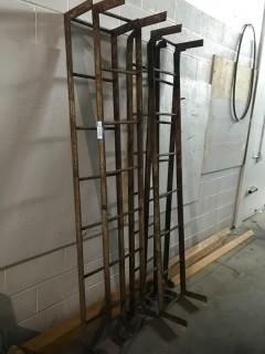 Qty Of (5) Steel Ladders *LOCATED AT FRONTIER MECHANICAL*