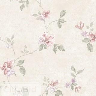 Norwall Wallcoverings Inc VIntage Damask 32.7' x 20.5 Raised Ink Small Trail Wallpaper - 5 Rolls (NOWI1073_16384679)