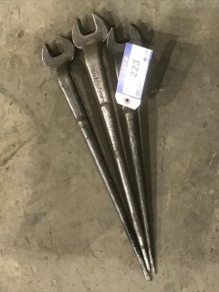 Qty Of (3) Spud Wrenches