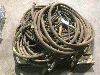 Qty Of Air Hose And Assorted Cable