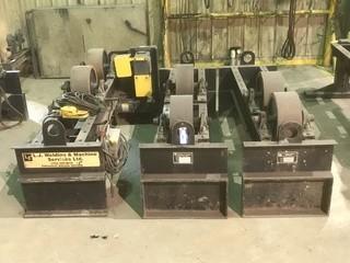 (3) LJ Welding and Machine 12 Ton Vessel Roll