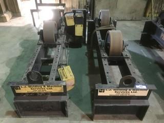 (2) LJ Welding and Machine 12 Ton Vessel Roll