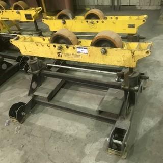 (2) LJ Welding and Machine 8000lb Vessel Roll