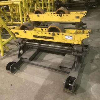 (2) LJ Welding and Machine 8000lb Vessel Roll