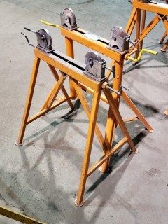 Qty Of (2) Pipe Roller Stands