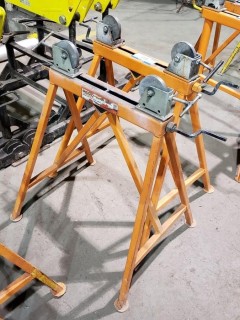 Qty Of (2) Rigid Pipe Roller Stands