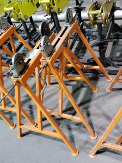 Qty Of (2) Rigid Pipe Roller Stands