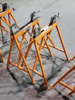 Qty Of (2) Rigid Pipe Roller Stands