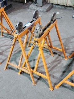 Qty Of (2) Rigid Pipe Roller Stands