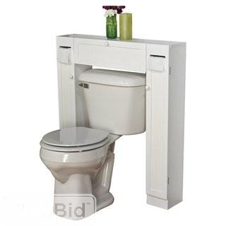 Rebrilliant Free Standing 34 W x 38.5 H Over the Toilet Storage - White (REBR1630)