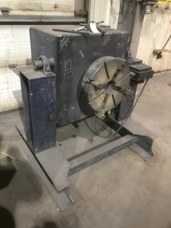 Custom Built Welding Pipe Positioner C/w Penta Drive Variable Speed Control, 17.5in 4 Jaw Chuck SN OBL