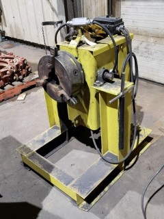 Fabricated Pipe Weld Positioner C/w Variable Speed, 12in 3 Jaw Chuck