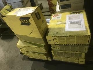 Qty Of (8) Boxes Of Ok Autrod Mig Welding Wire