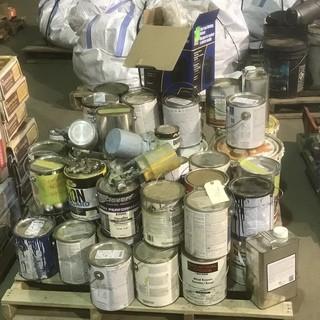 Qty Of Paint And Painting Supplies