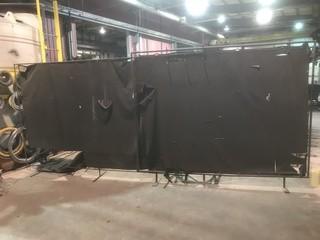 Qty Of (2) Welding Screens *Note: Some Damage*