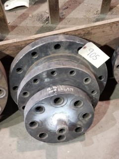 (1) 3in 1500PSI, (1) 6in 300PSI And (1) 8in 300PSI Flange Cover 