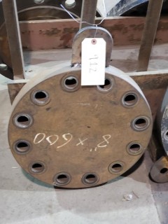 8in 600PSI Flange Cover