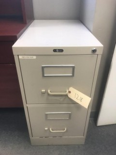 2-Drawer Metal Filing Cabinet