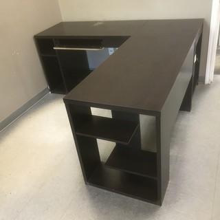 Wood L-Shape Office Desk