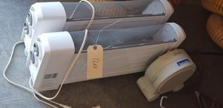 Qty Of (3) Space Heaters