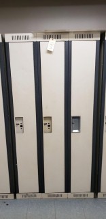 (1) Bank Of Lockers 3-Doors