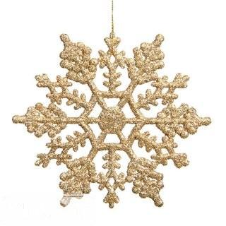 The Holiday Aisle Glitter Snowflake Christmas Ornament & Blue Asstd Ball Ornaments(HLDY1289_17699410)