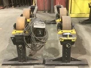 (2) LJ Welding and Machine 12 Ton Vessel Roll