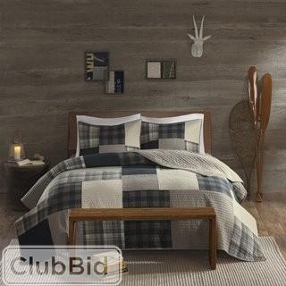 Woolrich Winter Hills 3 Piece Reversible Quilt Set - Queen (WLR1254_18531220_20182801)