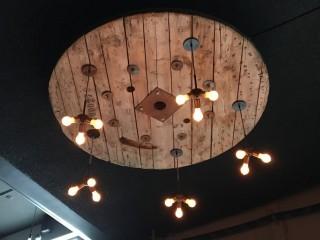 Cable Reel Chandelier