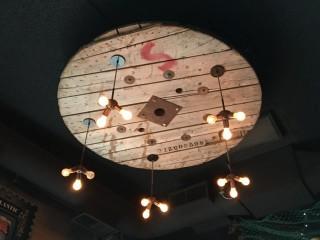 Cable Reel Chandelier