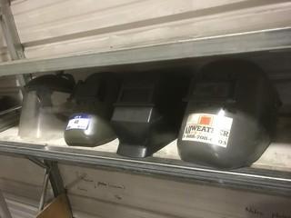 Qty Of Used Welding Helmets And (1) Face Shield