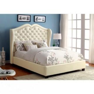 Hokku Designs Vanitas Upholstered Platform Headboard - King (KUI9551_20875644_20875643)