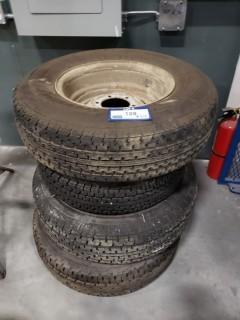 Qty Of (4) Assorted Size Tires