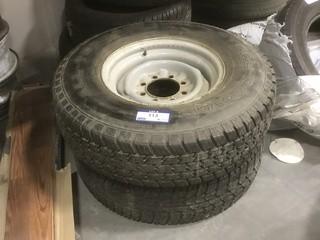 Qty Of (2) Tires W/ Rims