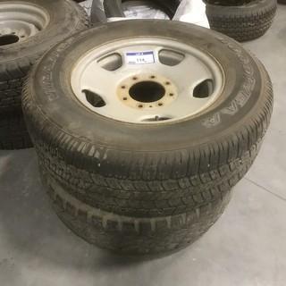 Qty Of (2) Tires W/ Rims