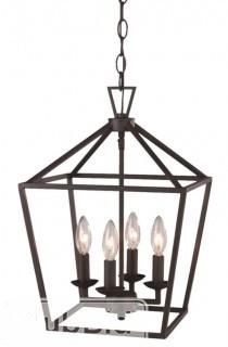 Laurel Foundry Modern Farmhouse Carmen 4 Light Foyer Pendant - Bronze (LRFY324719400481)