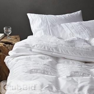 Gracie Oaks Yichuan 3 Piece Duvet Cover Set - Queen - White(GRKS6890_23239135)