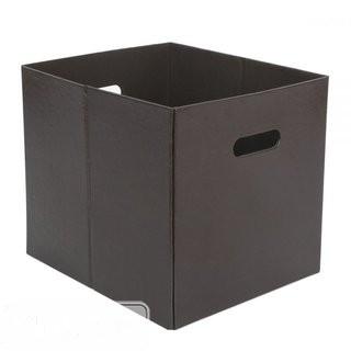 Rebrilliant Faux Leather Collapsible Storage Bin (REBR3785)
