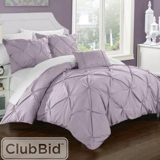 Willa Arlo Interiors Caddington 4 Piece Duvet Set - Queen - Lght Purple (WRLO6200_22797541)
