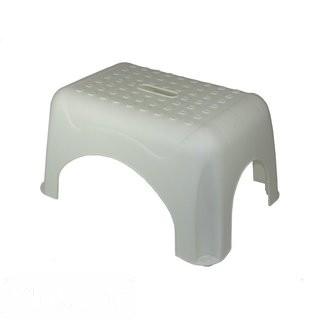 Acco Brands, Inc. 1-Step Plastic Step Stool with 225 lb. Load Capacity - White (UAD2062)