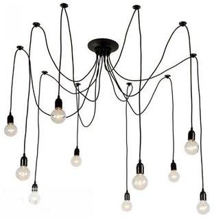Mercury Row Defrancisco 10-Light Candle-Style Chandelier - Black (MCRW6154)