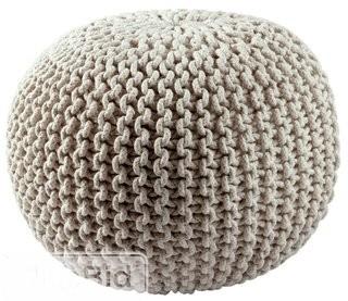 Ivy Bronx Anemone Rope Upholstered Pouf Ottoman (IVBX1663_23171190)