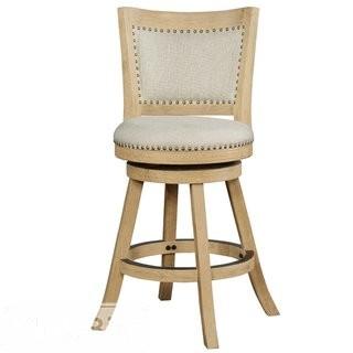 Ophelia & Co. Rebecka 24 Round Swivel Bar Stool - Natural (OPCO3843)