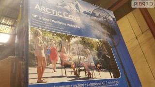 18 Inch. 3-Speed Oscillating Misting Fan