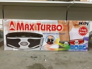 Lot of (2) Max Turbo Performance Slimming Belt