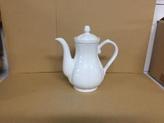Lot of (4) White Coffee Pots 2pt. New