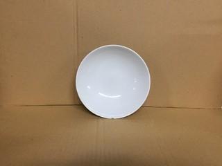 Lot of (12) White Coupe Bowls 7.25". New
