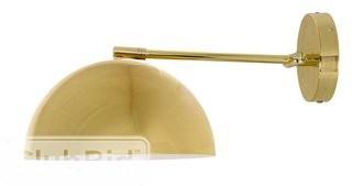 Bloomingville Round Metal 1-Light Wall Armed Sconce - Brass (BLMV1753)