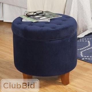 Charlton Home Botello Storage Ottoman - Navy (CHRL2414_21260407)
